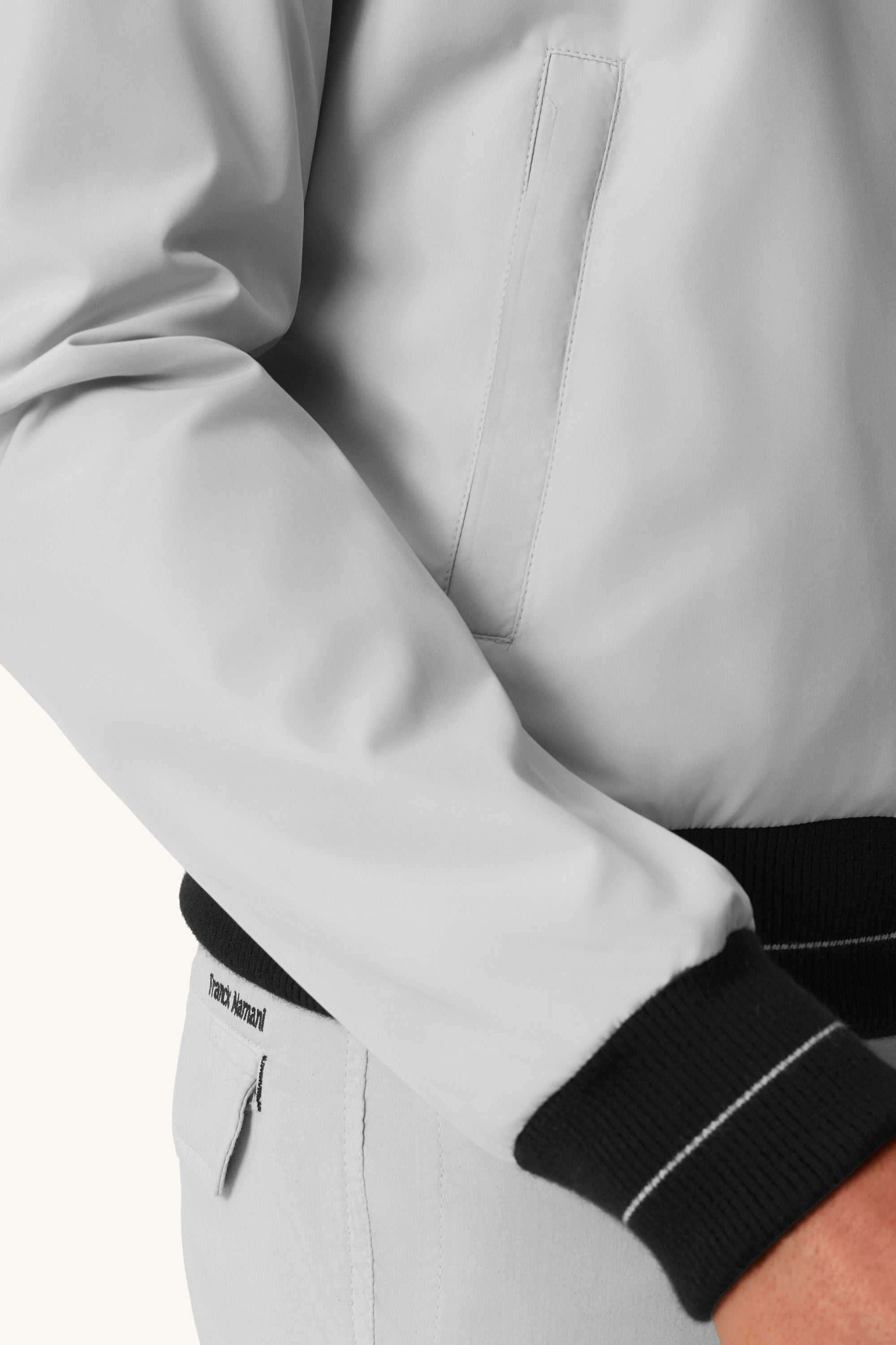 Blouson en silk nylon ultra-light et suède réversible CONFORT