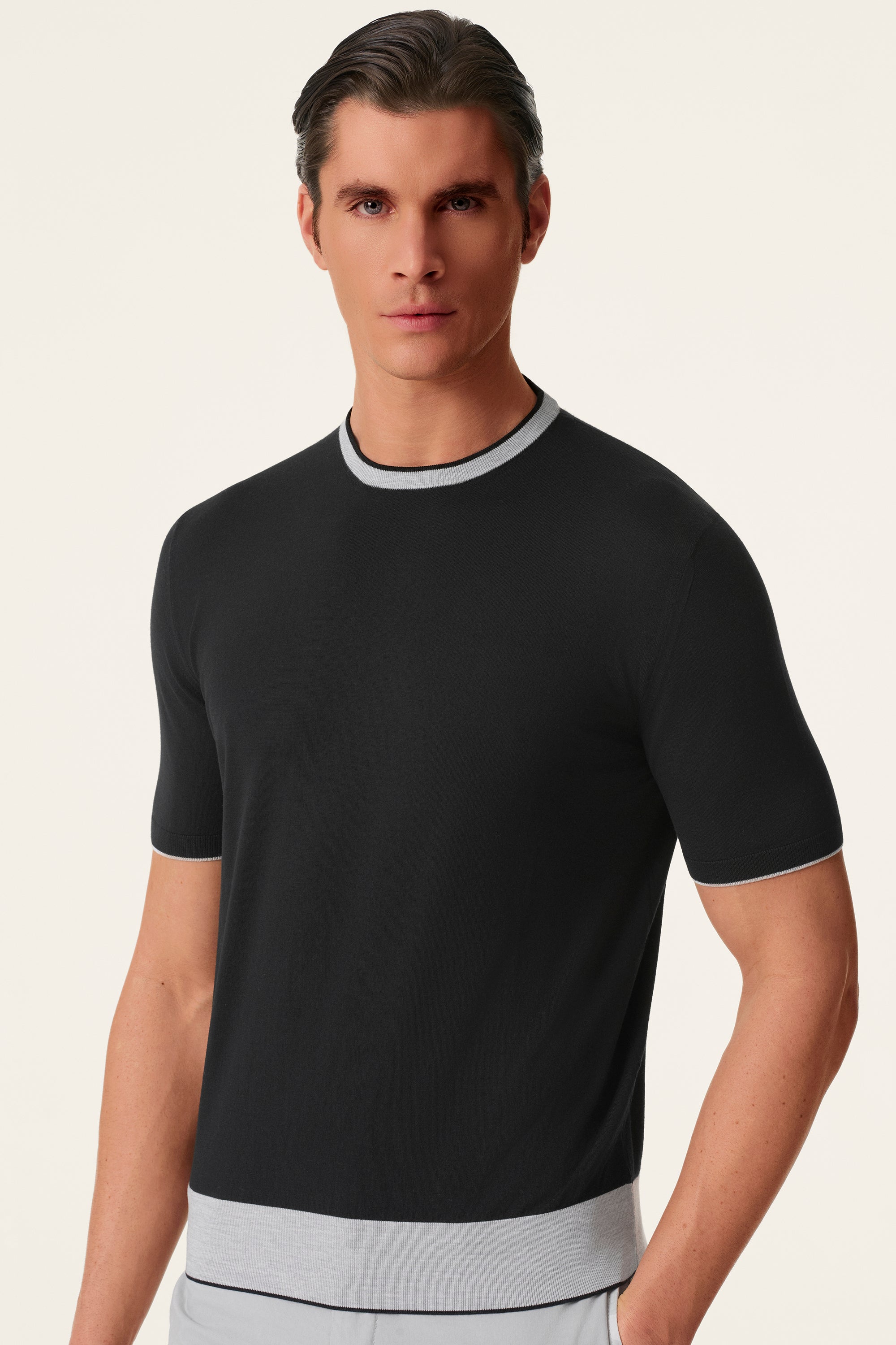 Tee-shirt GIROCOLLO BICOLORE