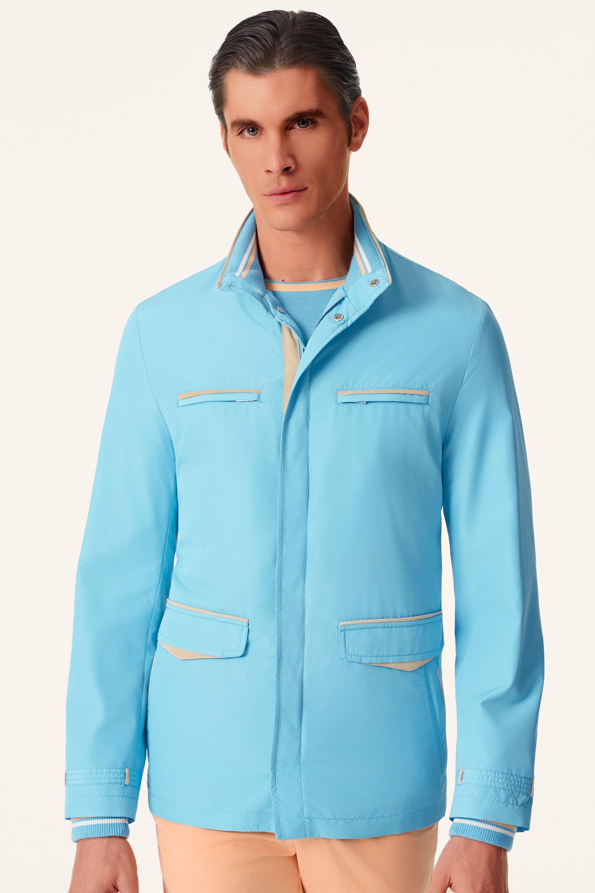 AUSTIN RACING Ultra-light silk nylon parka