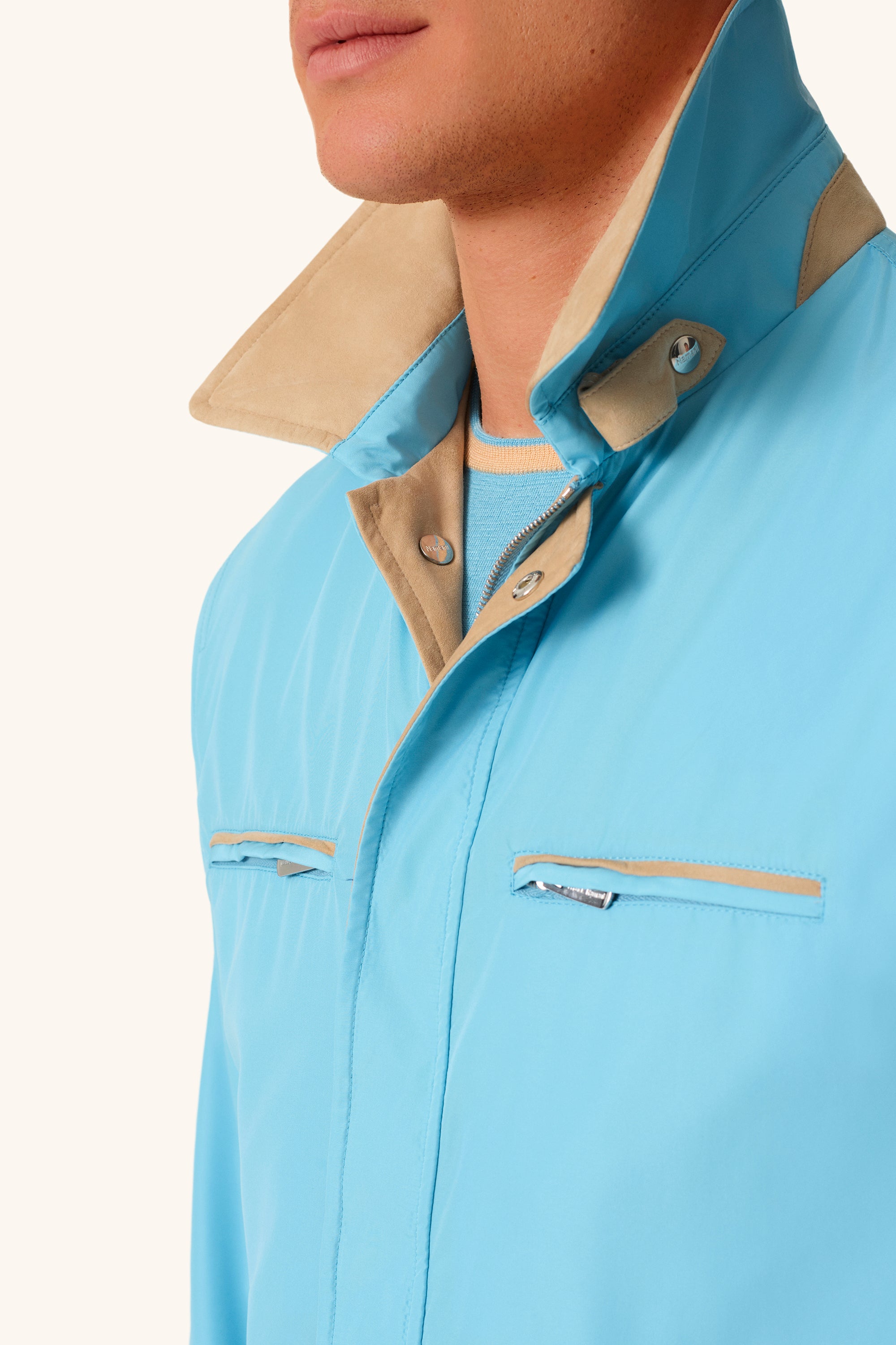 Parka en silk nylon ultra-light BOND