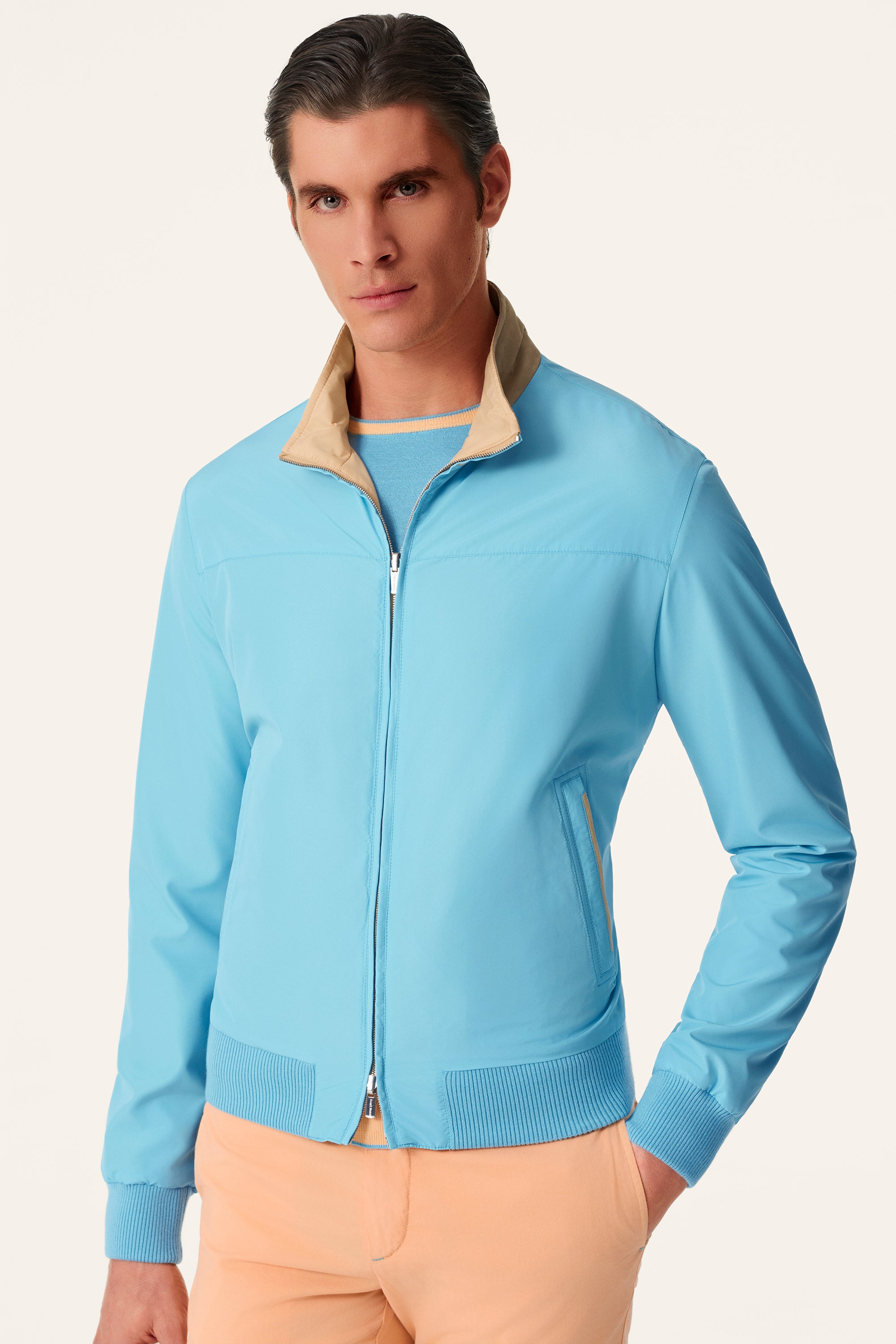 Blouson réversible en silk nylon ultra-light CONFORT