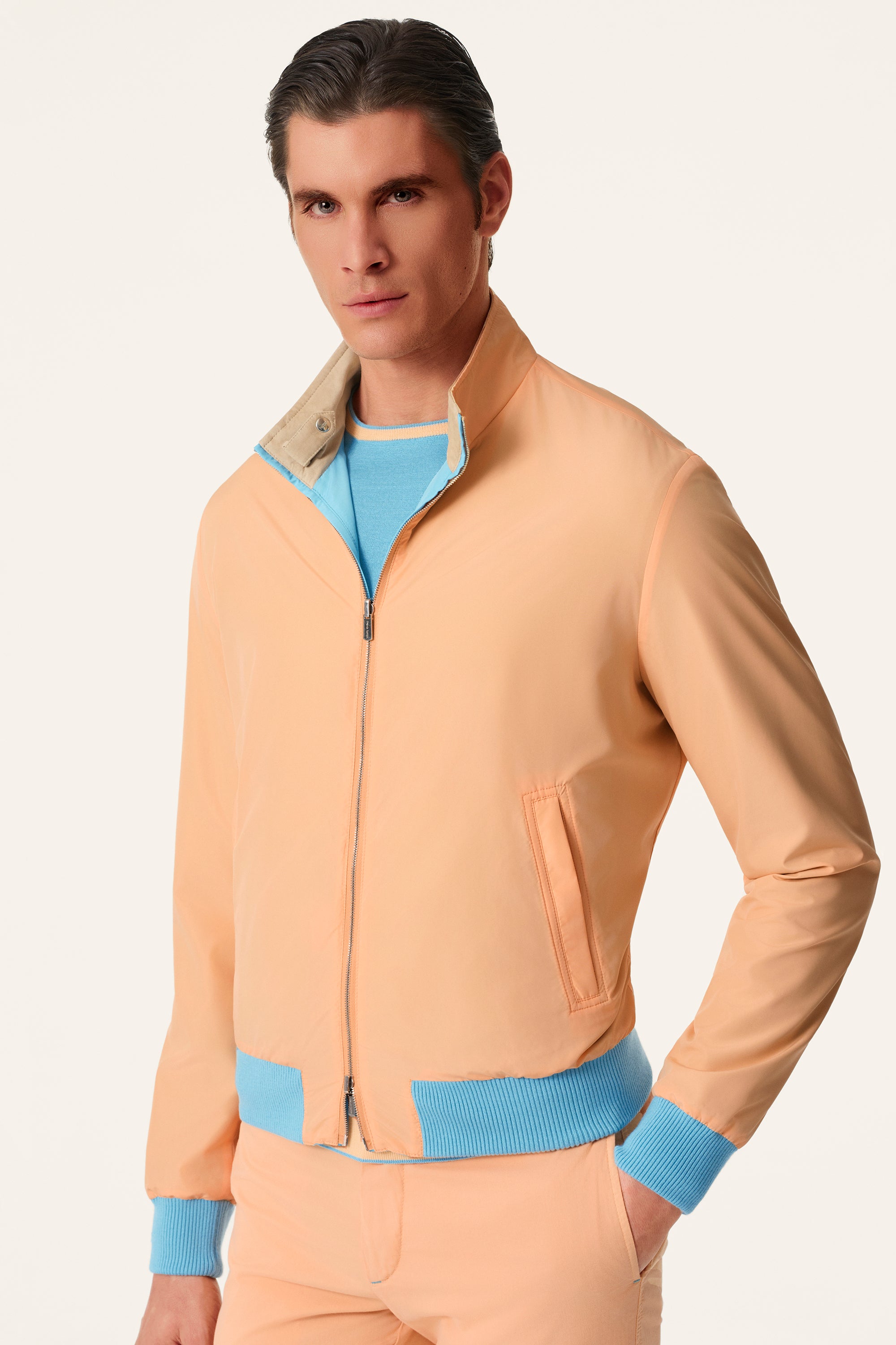 Blouson réversible en silk nylon ultra-light CONFORT