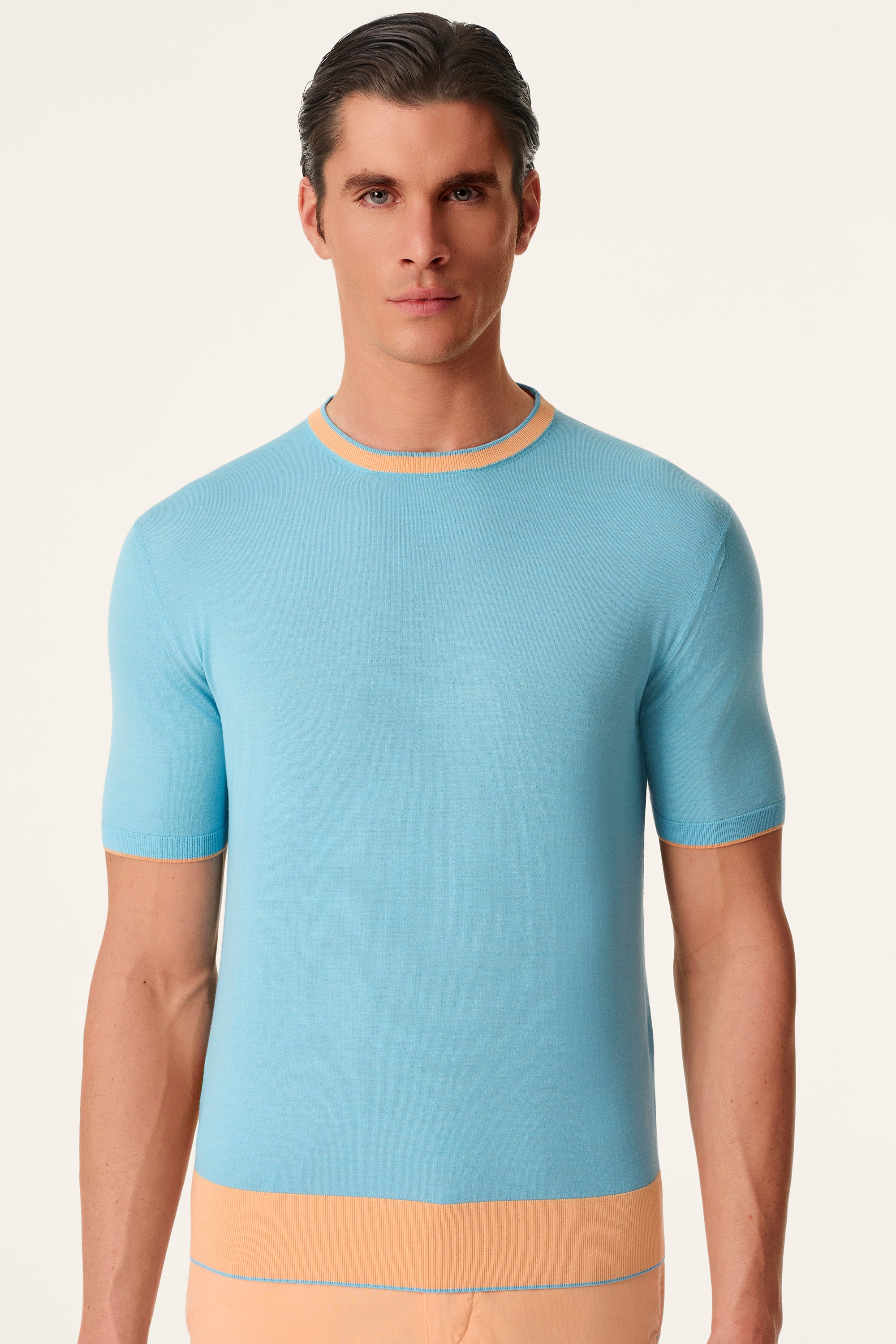 Tee-shirt GIROCOLLO BICOLORE