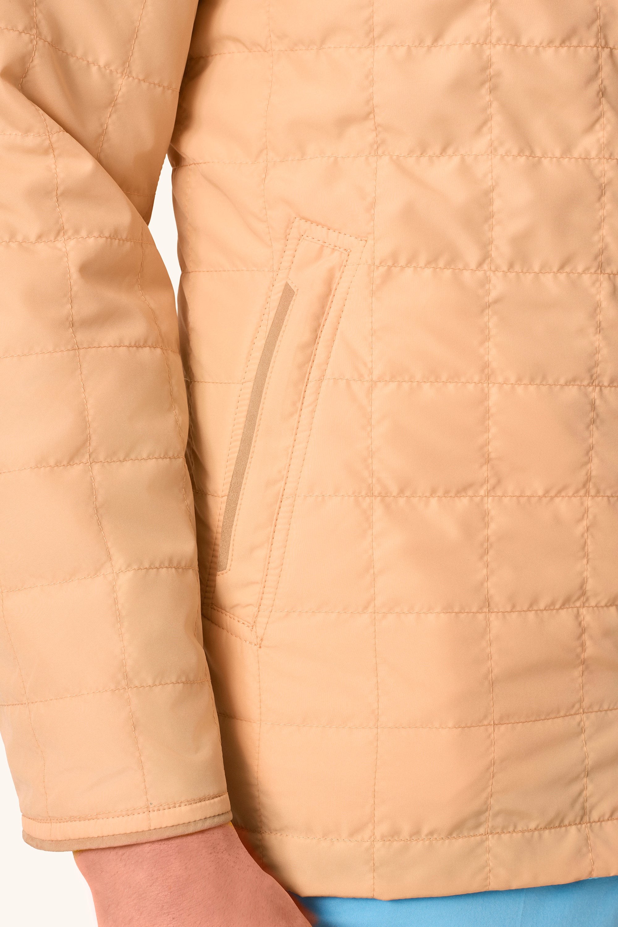 TOM reversible ultra-light silk nylon parka