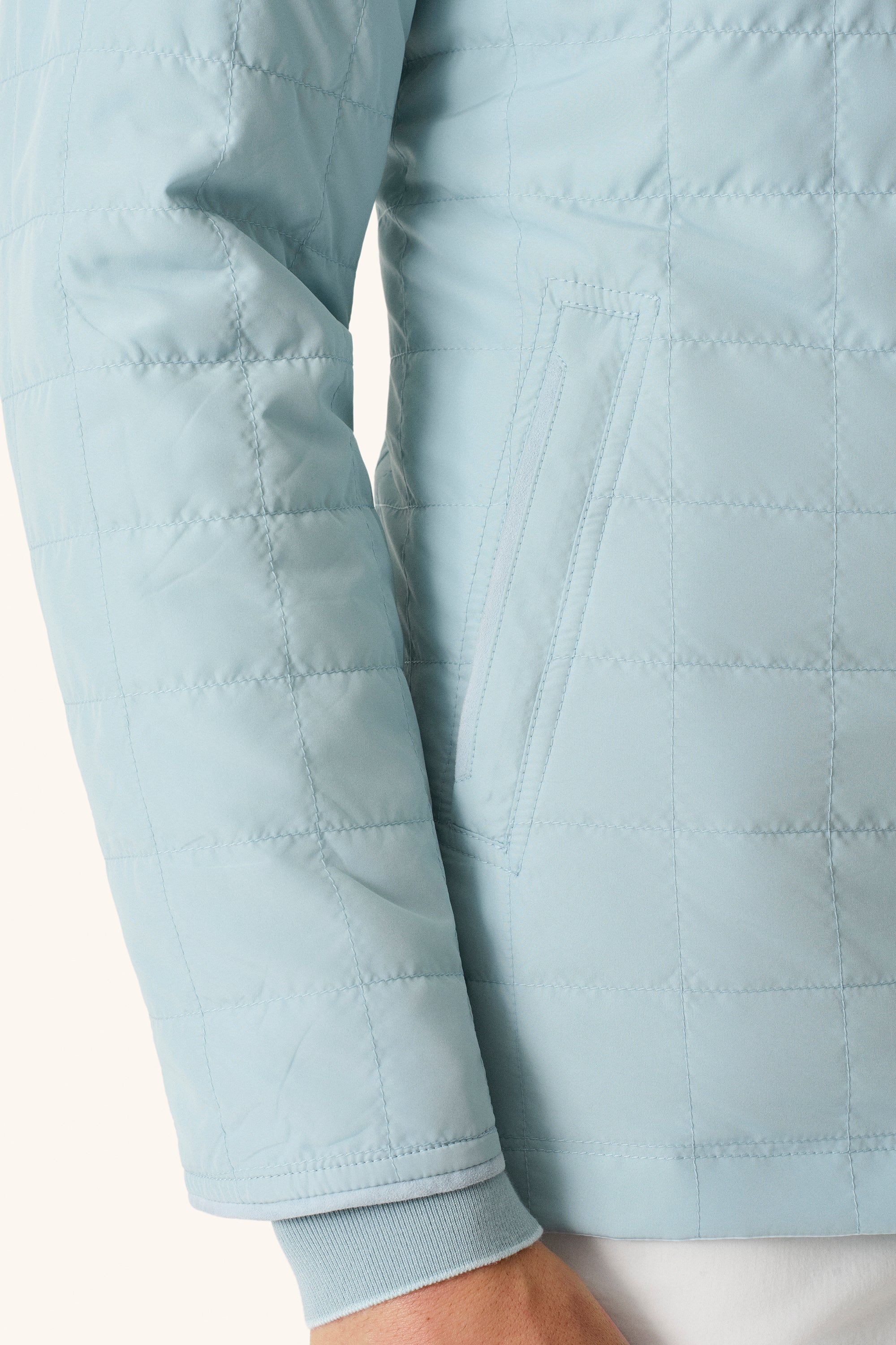 TOM reversible ultra-light silk nylon parka
