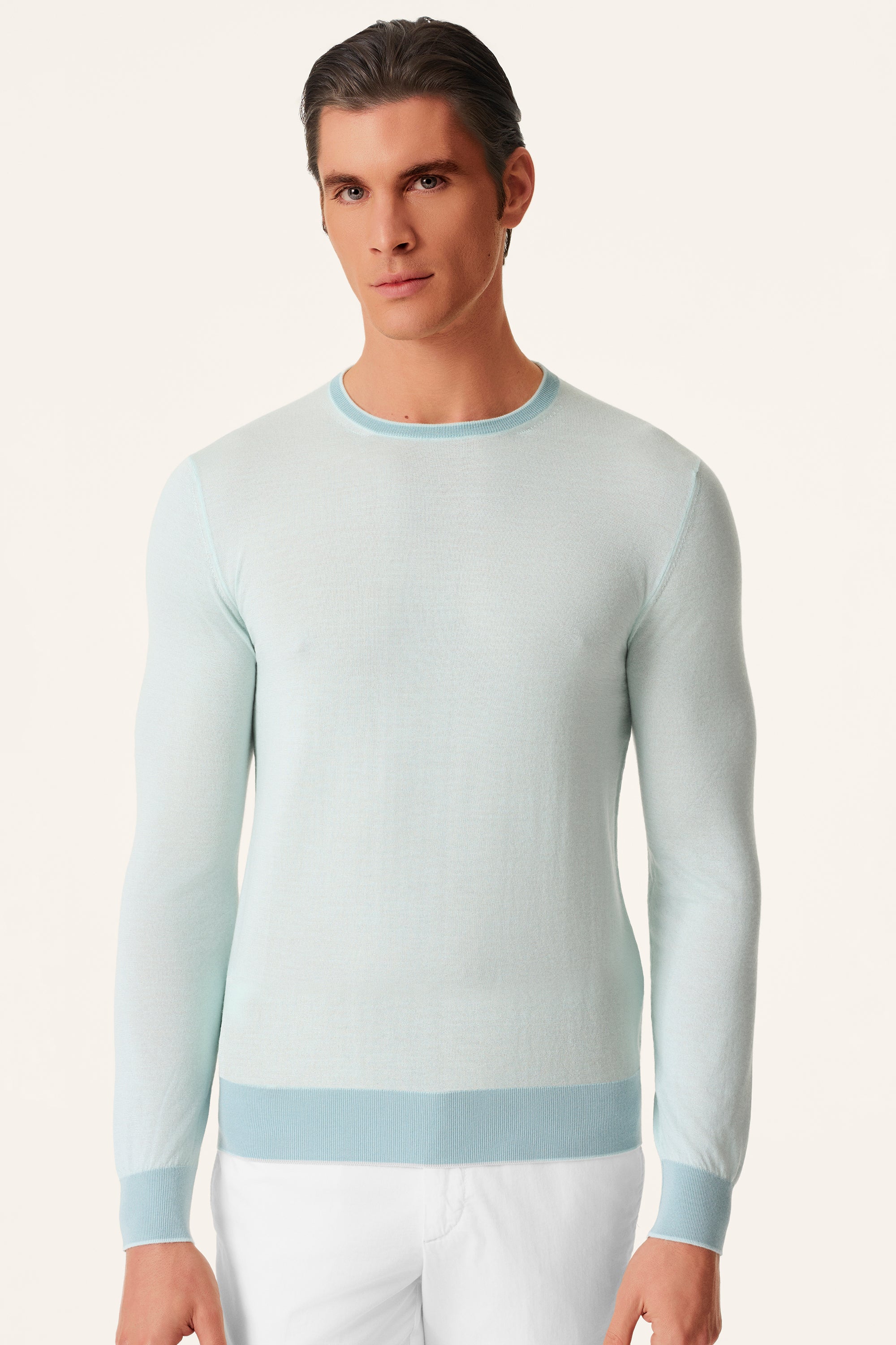 Pull GIROCOLLO BICOLORE