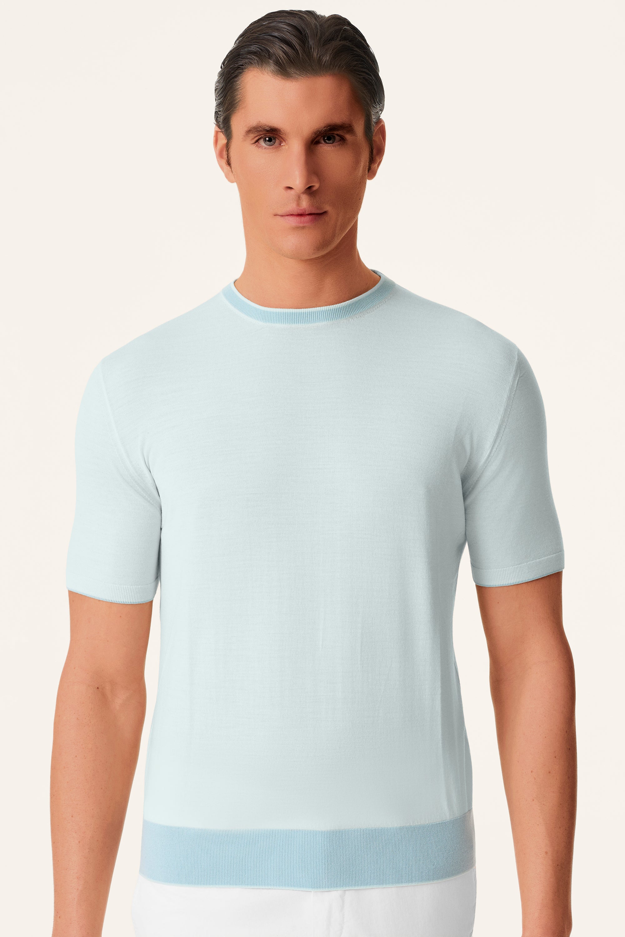 Tee-shirt GIROCOLLO BICOLORE