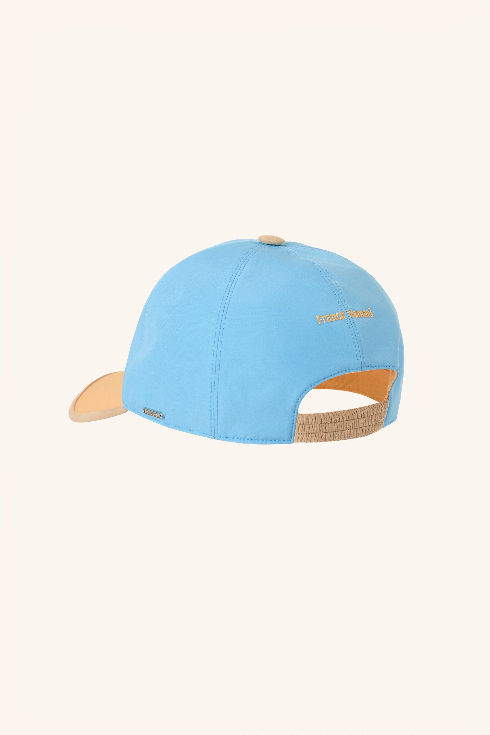 Casquette bicolore en silk nylon ultra-light et suède BASEBALL