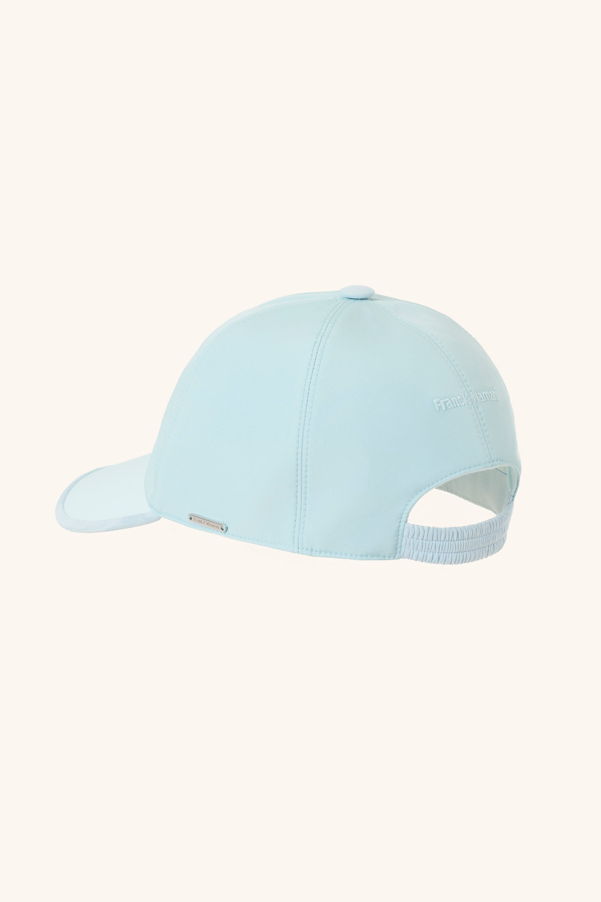 Casquette bicolore en silk nylon ultra-light et suède BASEBALL