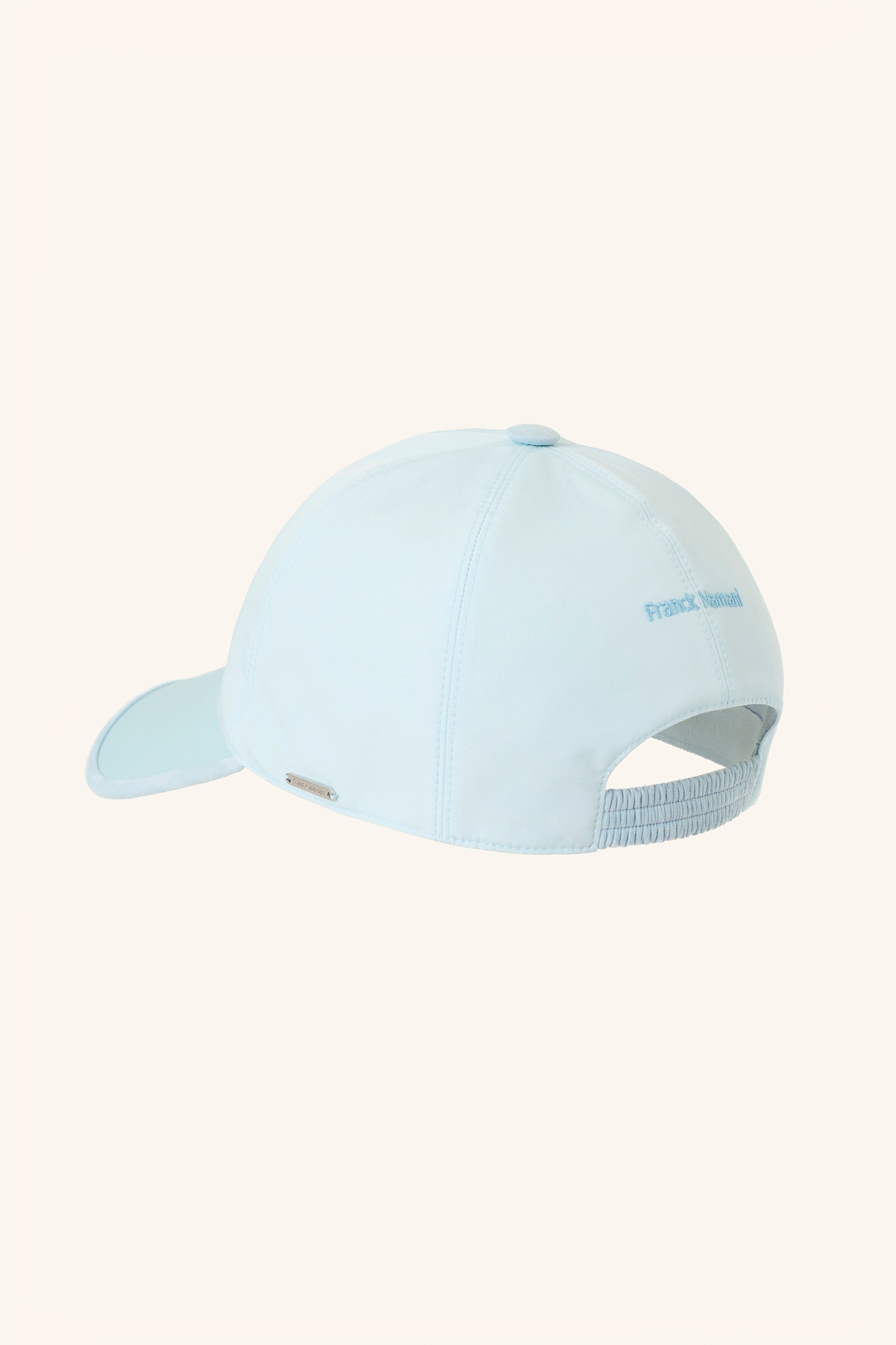 Casquette bicolore en silk nylon ultra-light et suède BASEBALL