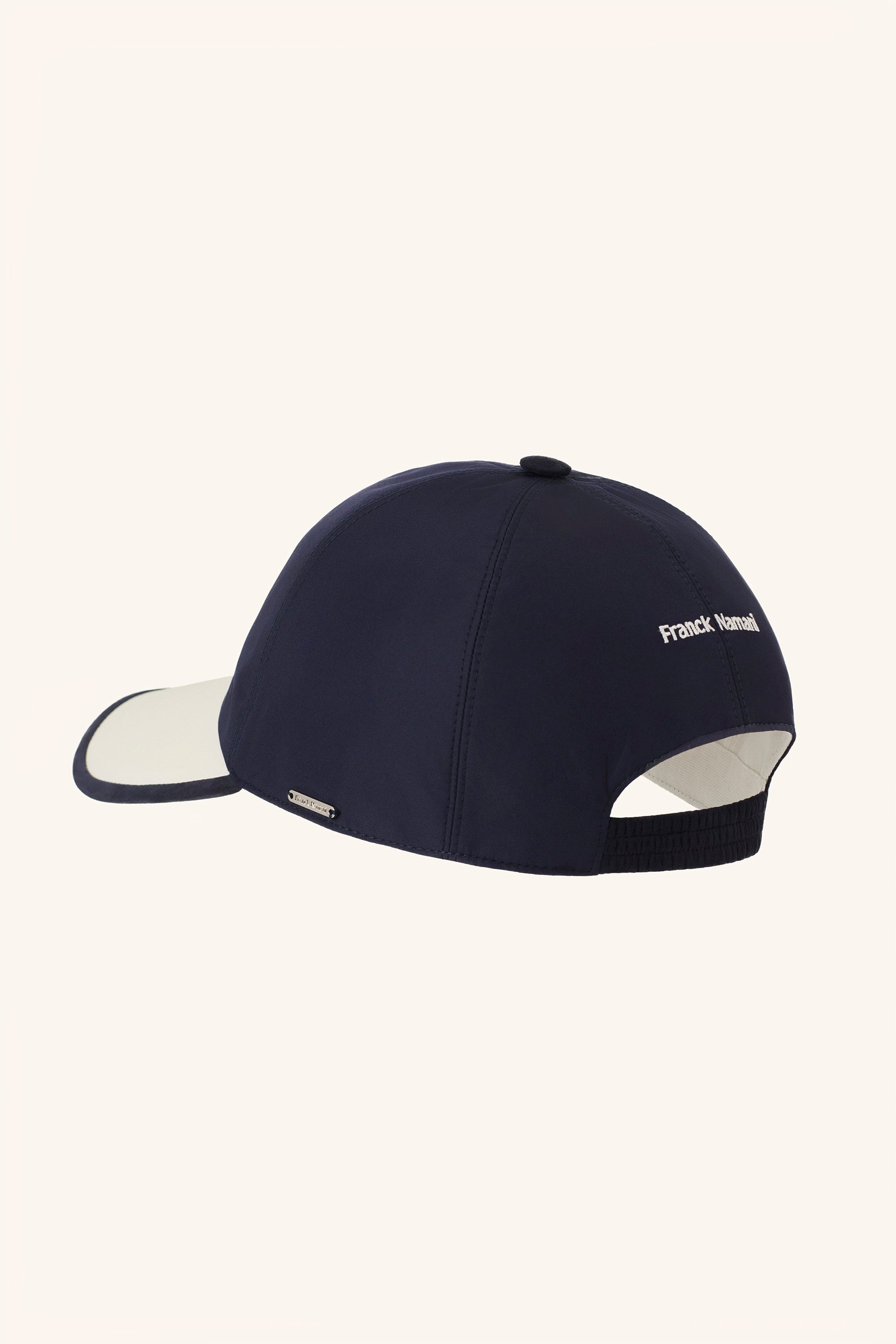 Casquette bicolore en silk nylon ultra-light et suède BASEBALL