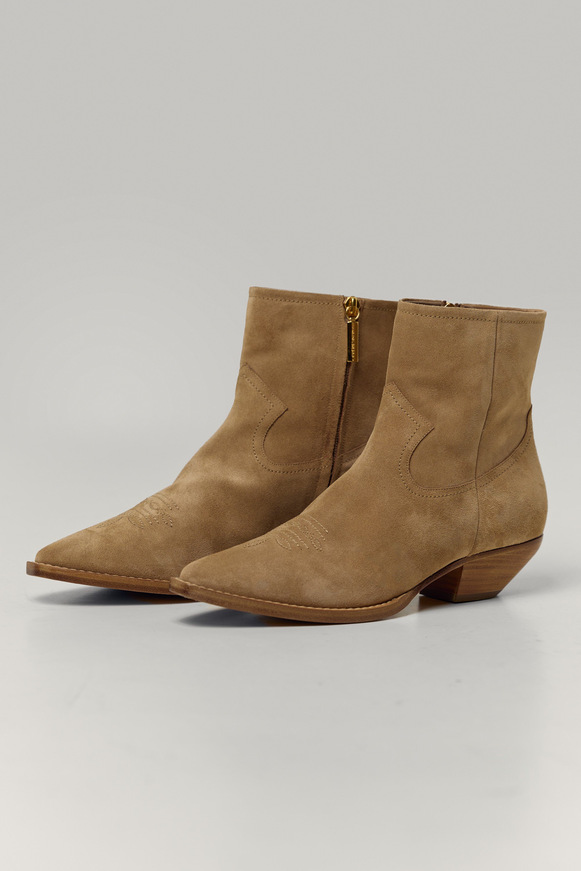 Suede Western boots