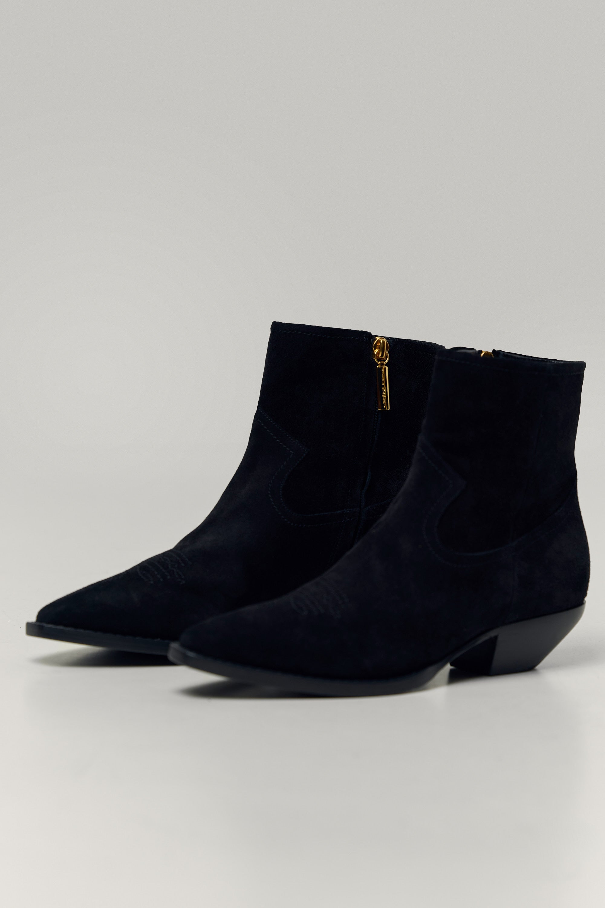 Suede Western boots