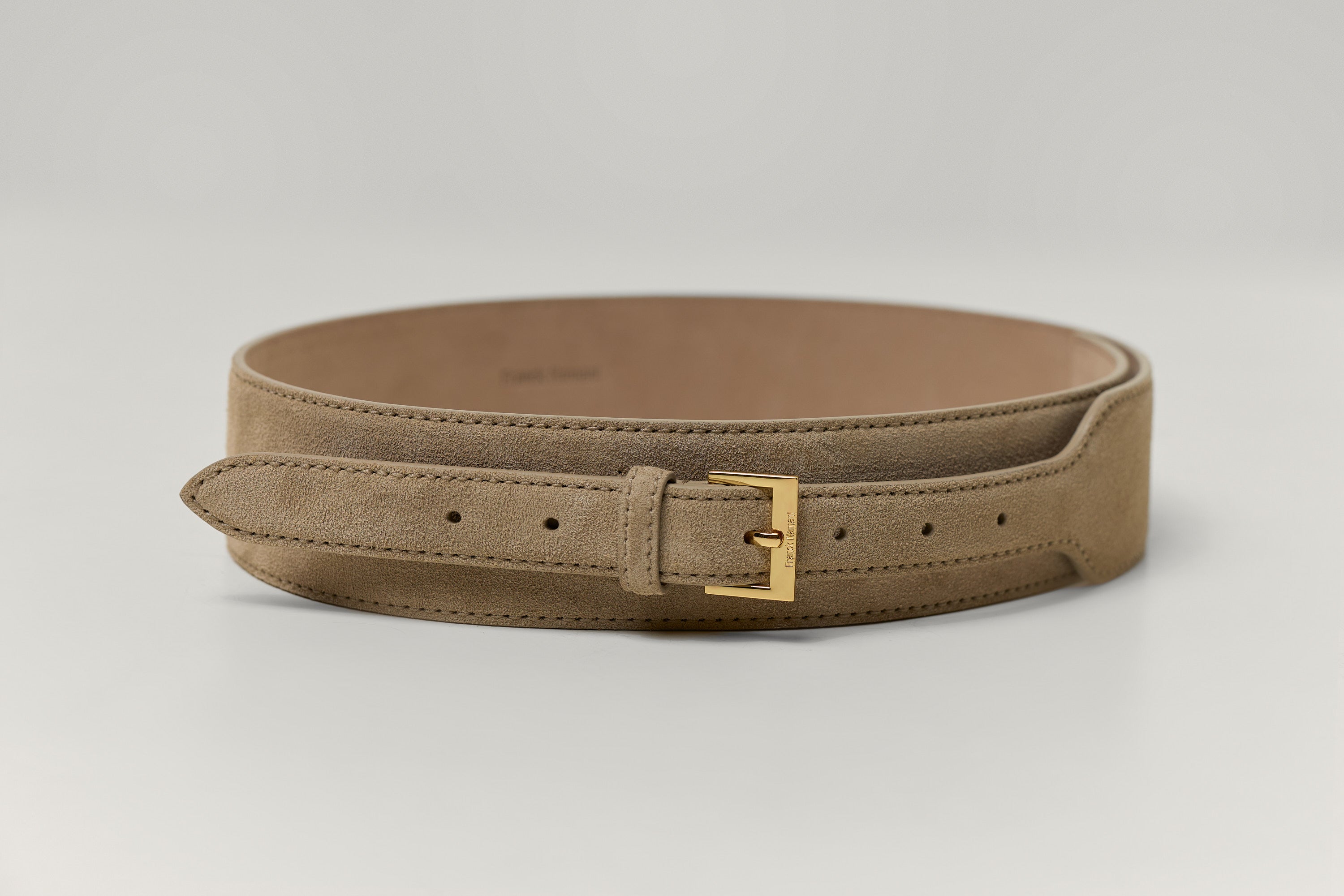 Suede Wallet Belt