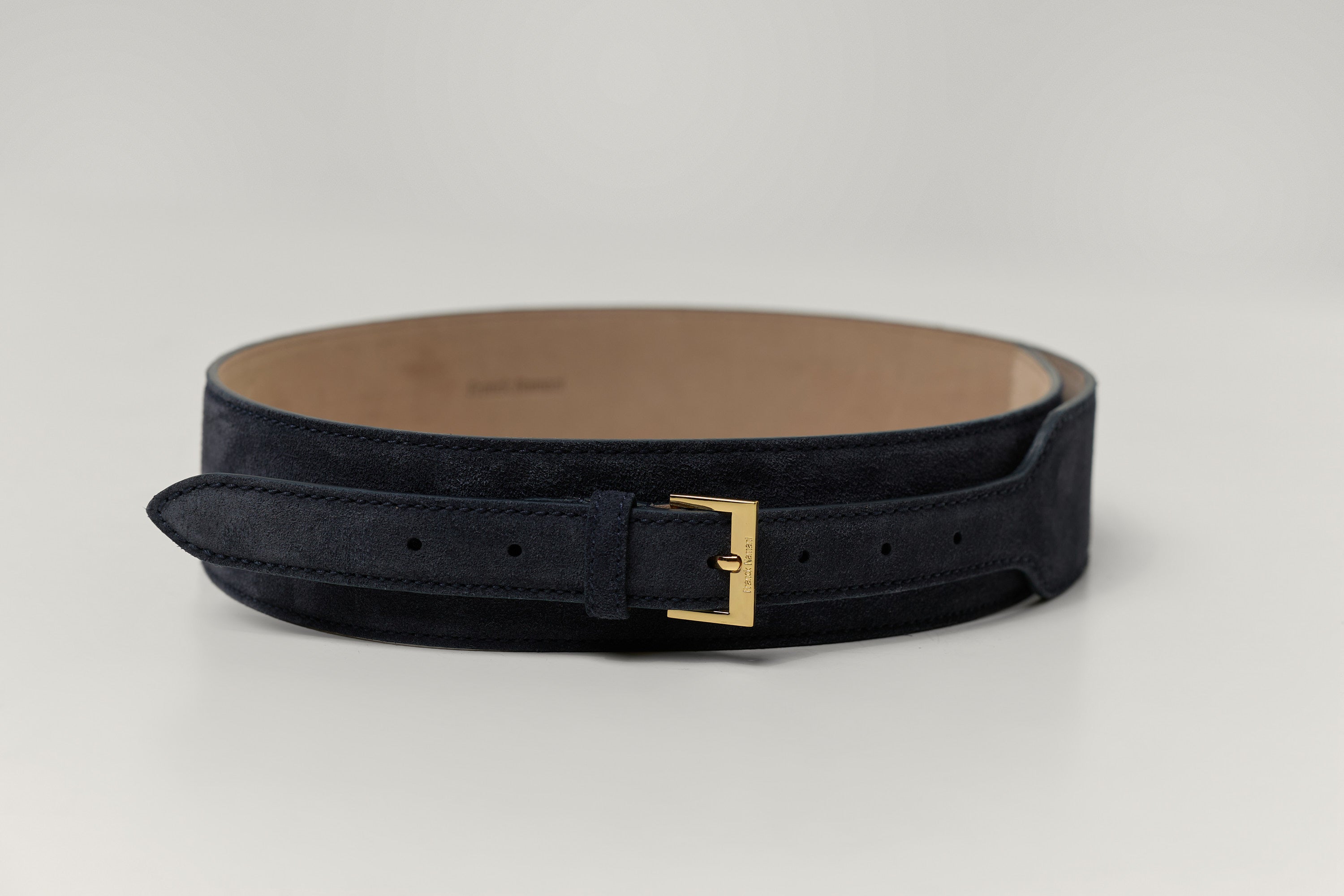 Suede Wallet Belt